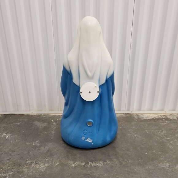 Vintage Empire Blow Mold Christmas Lighted Nativity 28” Mary w/light and Cord - Picture 4 of 10